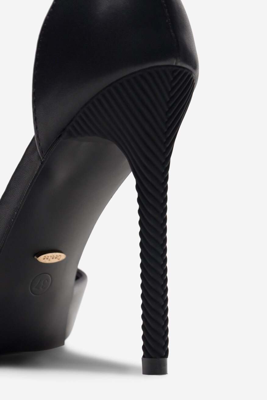 Czółenka DeeZee ODILE KL-HT6307-1 Czarny