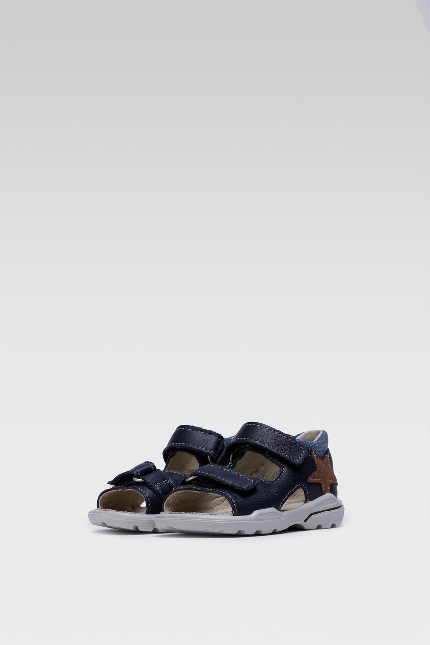 Sandały Ricosta 50 3200702/170 Granatowy