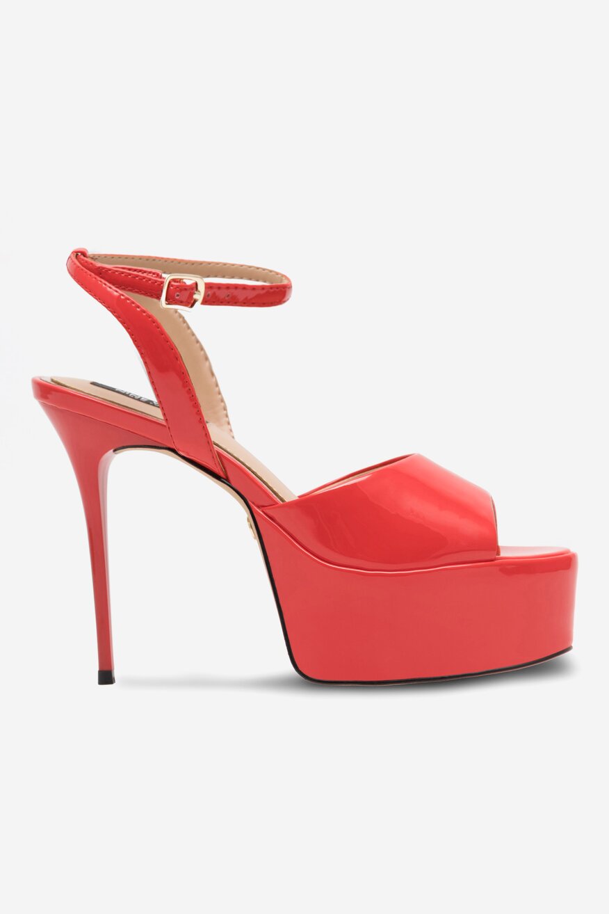 Sandały NINE WEST CHANDA ZL23031CC Czerwony