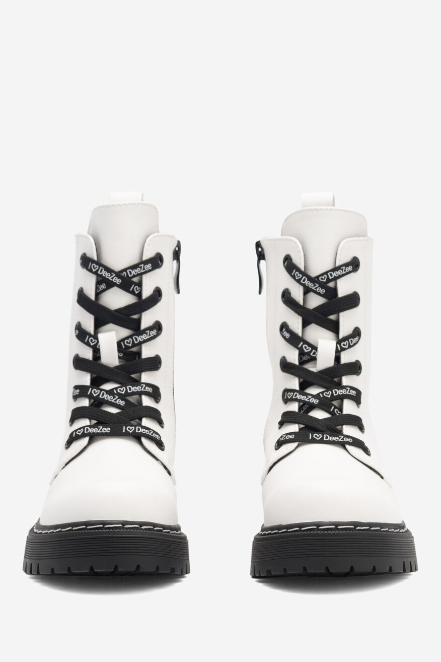 Trzewiki DeeZee CS5587-16 Biały