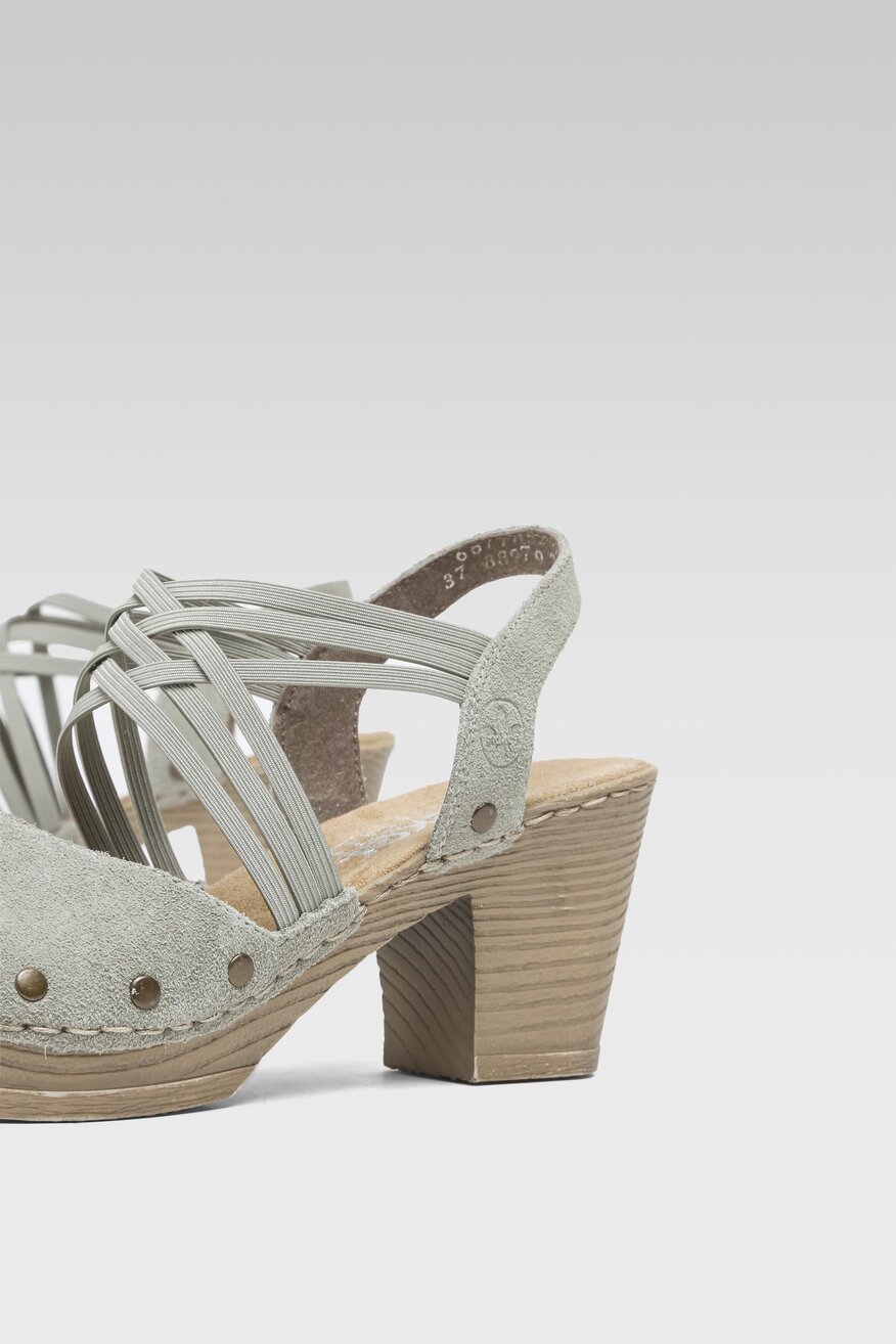 Sandały Rieker 66778-52 Zielony