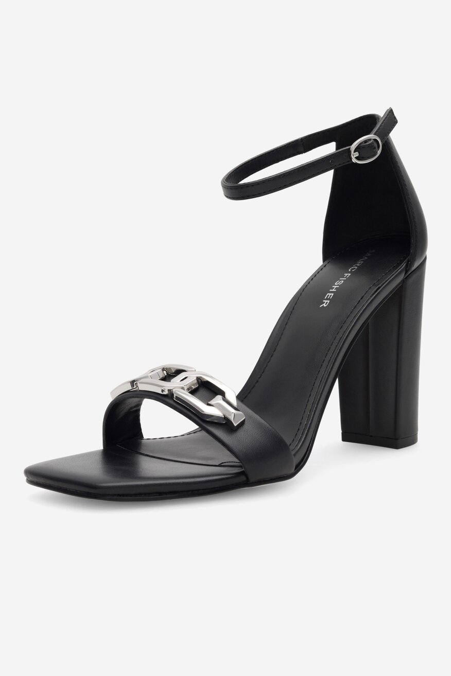 Sandały MARC FISHER F-WINNIA BLK01 Czarny