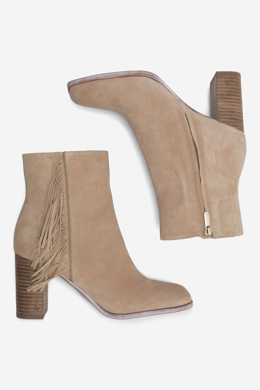 Botki SAM EDELMAN H8030L1250 Kremowy