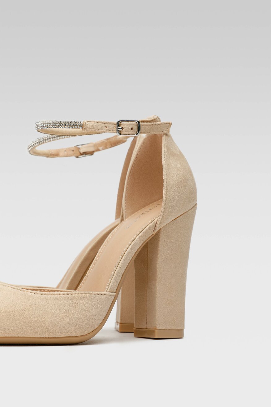 Czółenka DeeZee KL-091201-01 Beżowy