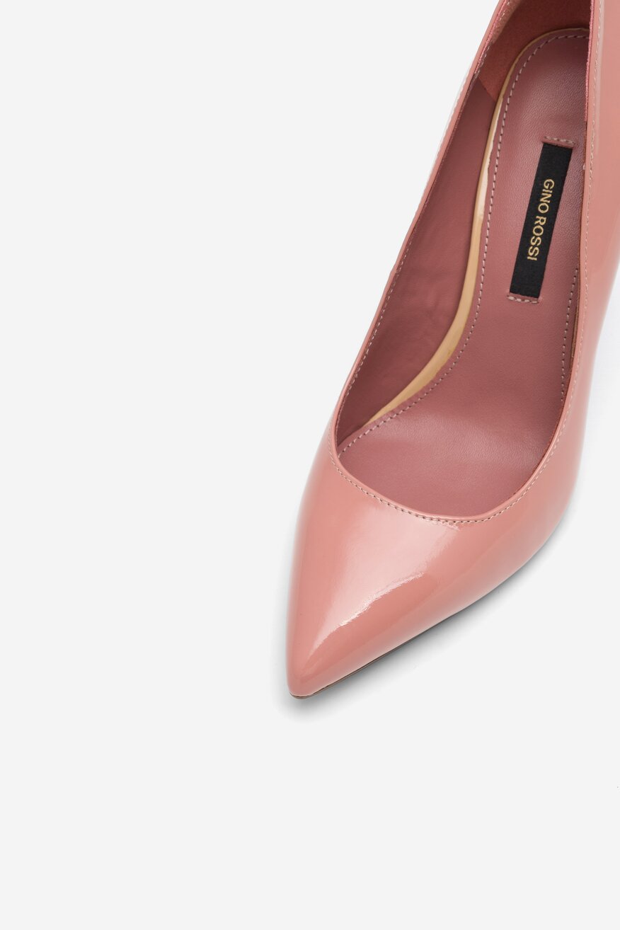Czółenka Gino Rossi V-258-02 Różowy jasny