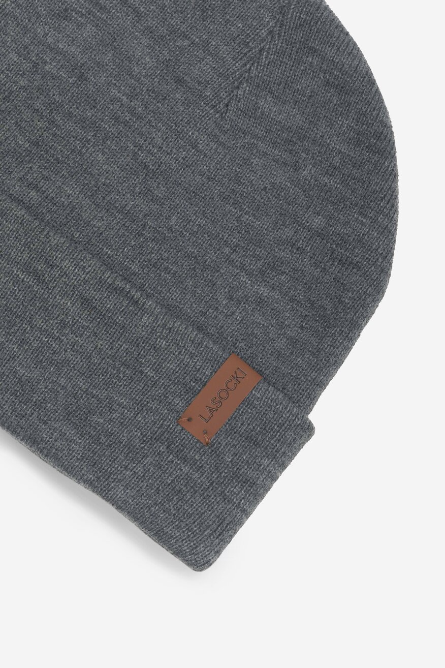 Czapka męska Lasocki 2M3-001-AW23 Szary