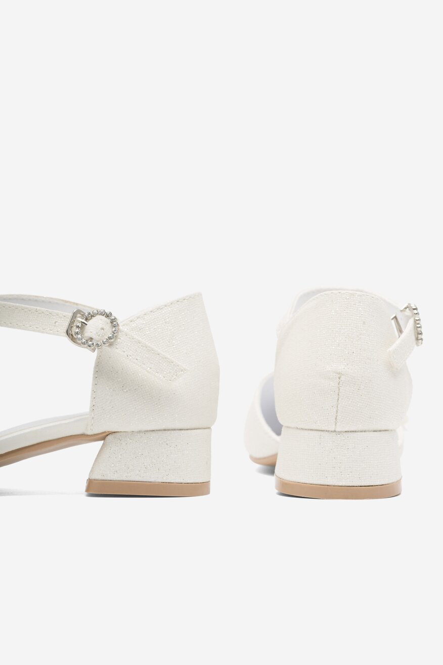 Baleriny Nelli Blu CM220411-3 Biały