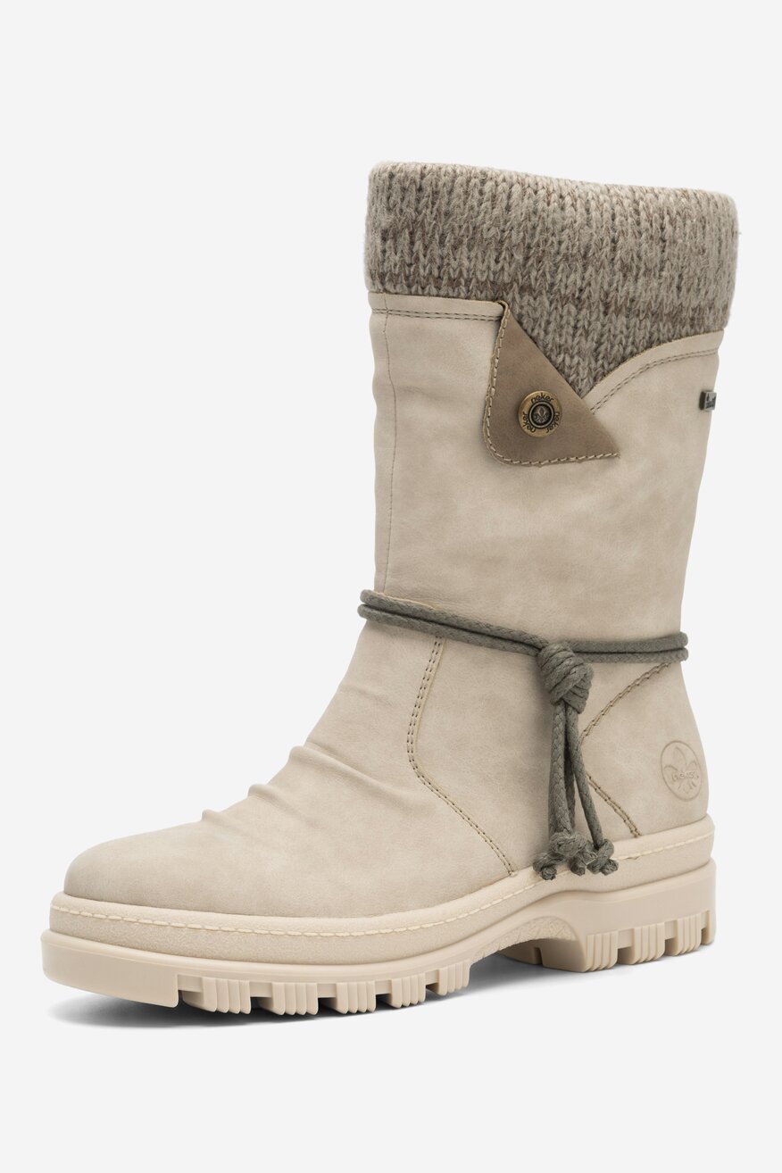 Kozaki Rieker X8283-60 Beżowy