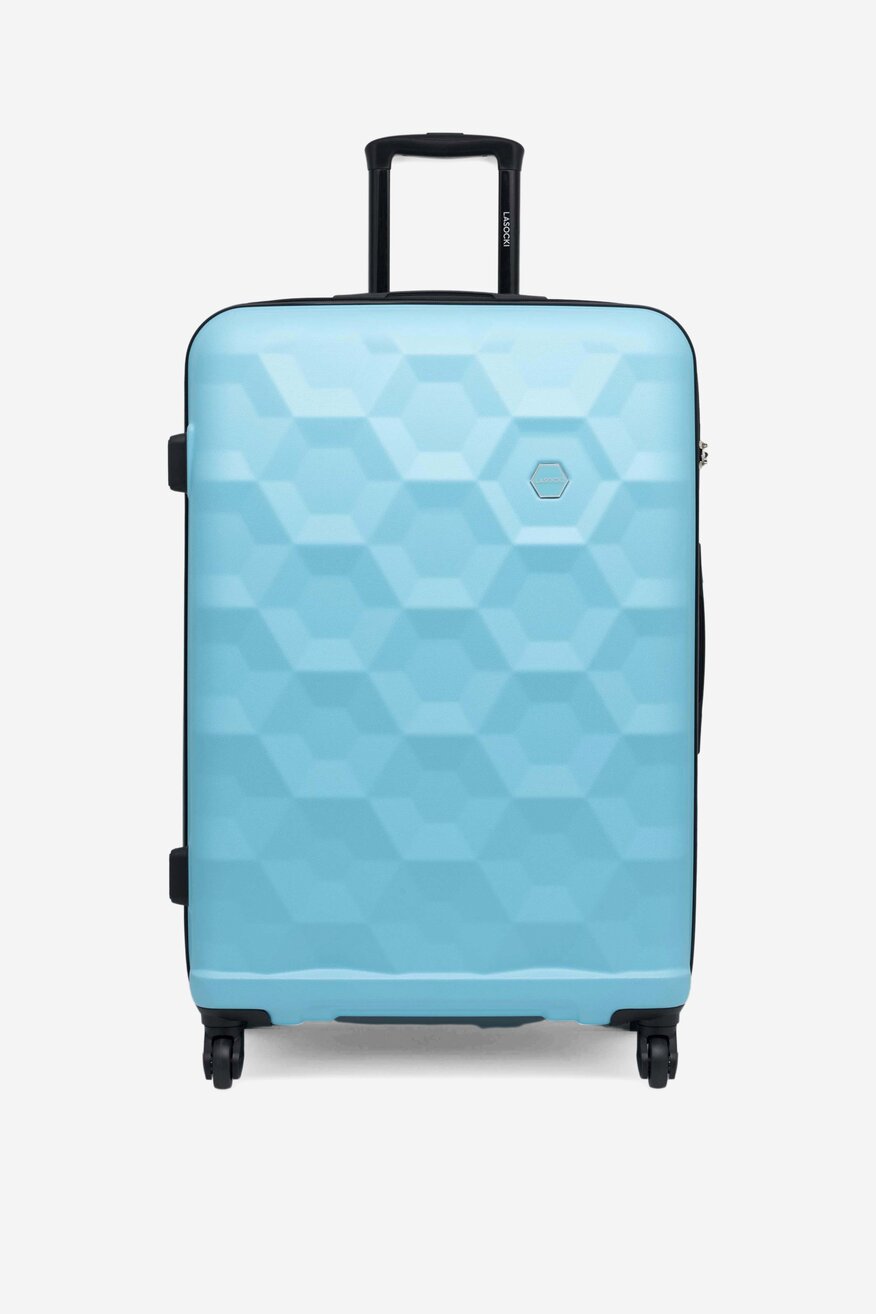 Walizka Lasocki WAL-L-03BLUE-ABS-04 Niebieski