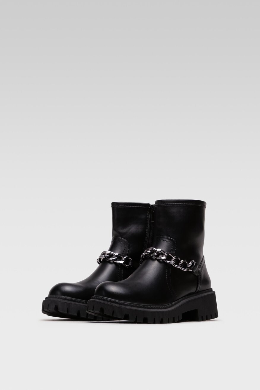 Botki DeeZee H13073A-4 Czarny