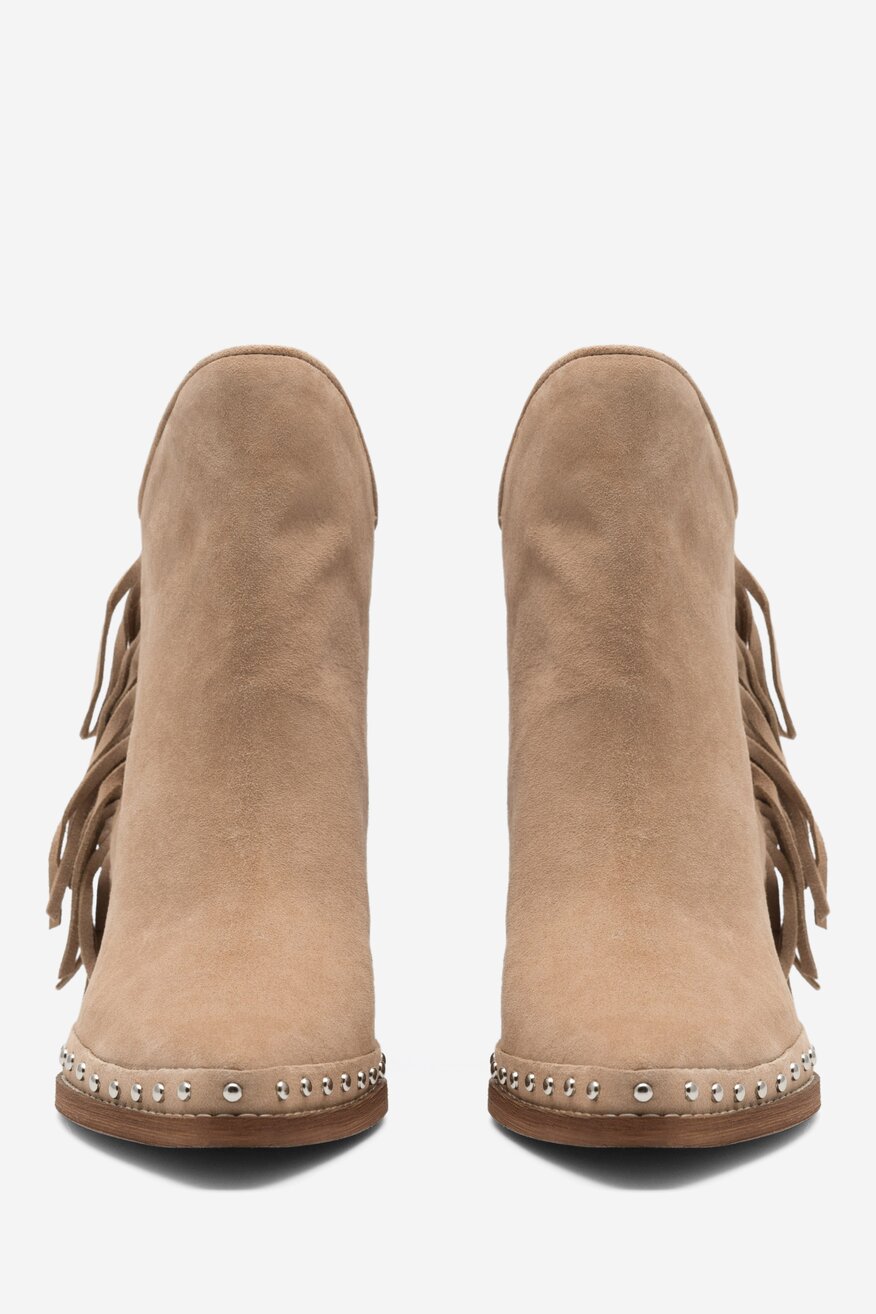 Botki SAM EDELMAN I1429L1200 Kremowy