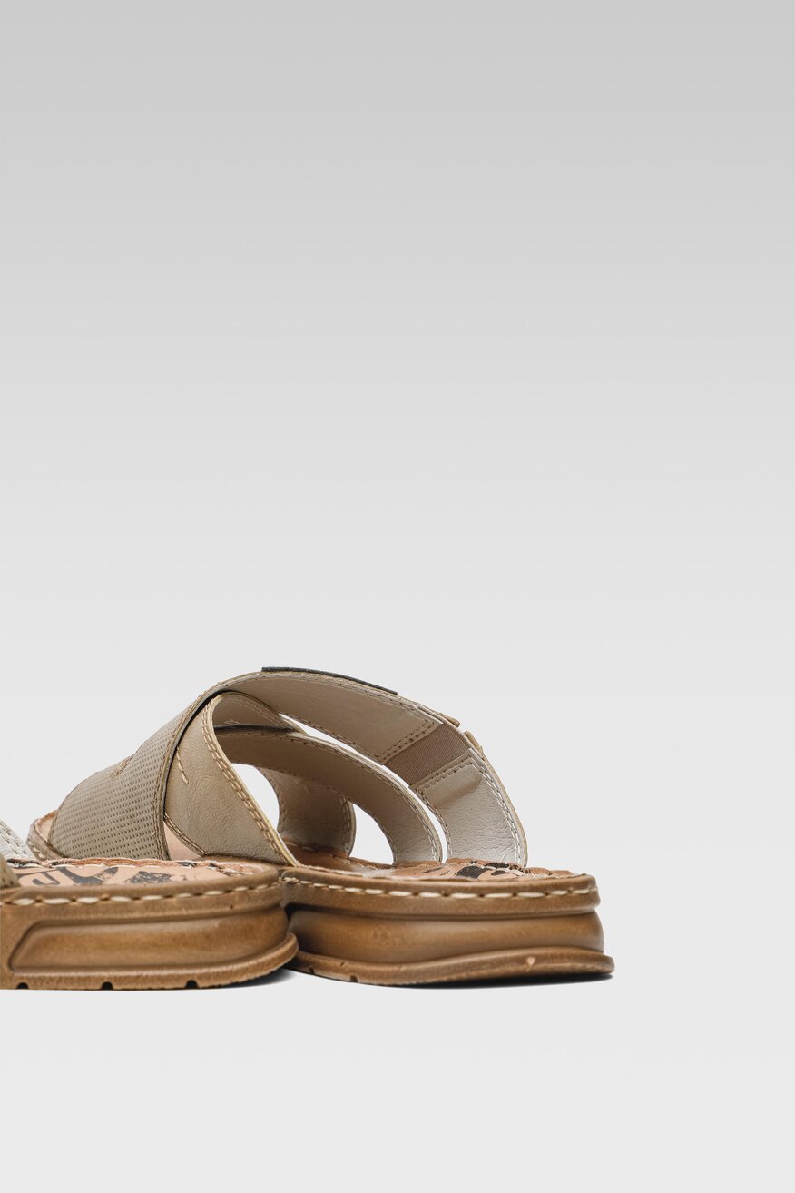 Klapki Rieker 21253-64 Beżowy