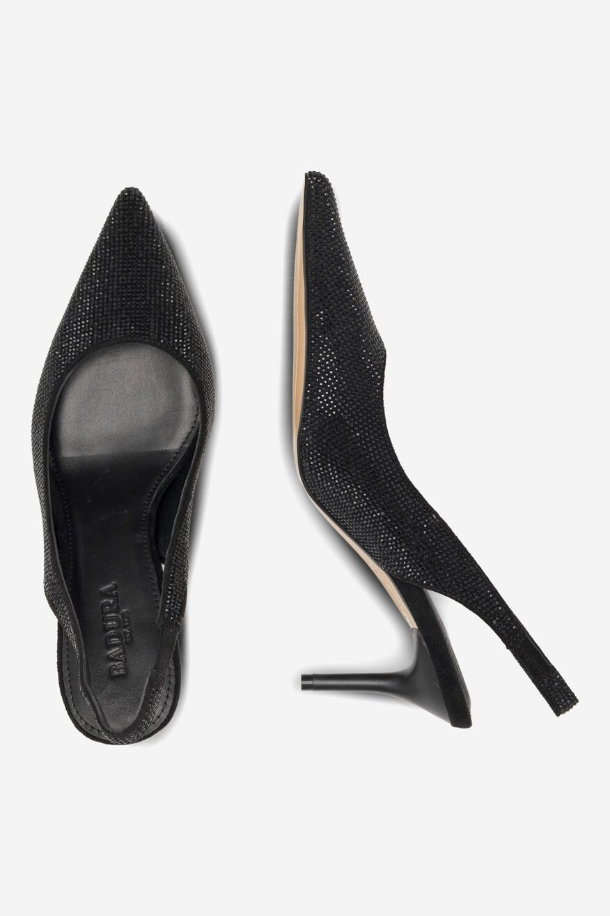 Czółenka Badura AMELIA-21603-18 Czarny