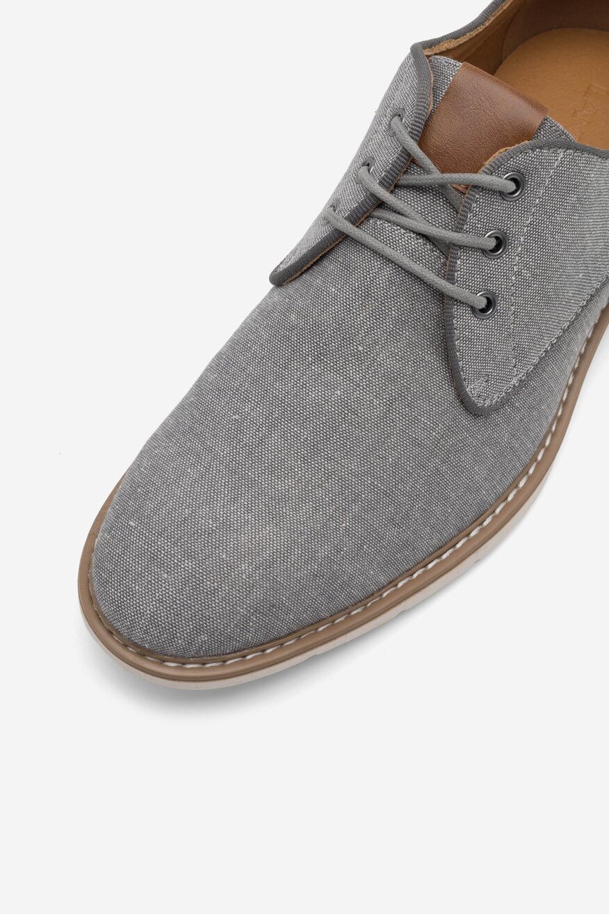 Półbuty Lanetti 120AM1888-3 Szary jasny