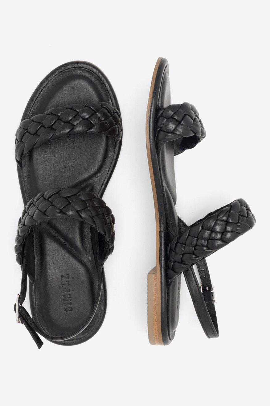 Sandały SIMPLE SITGES-35512 Czarny