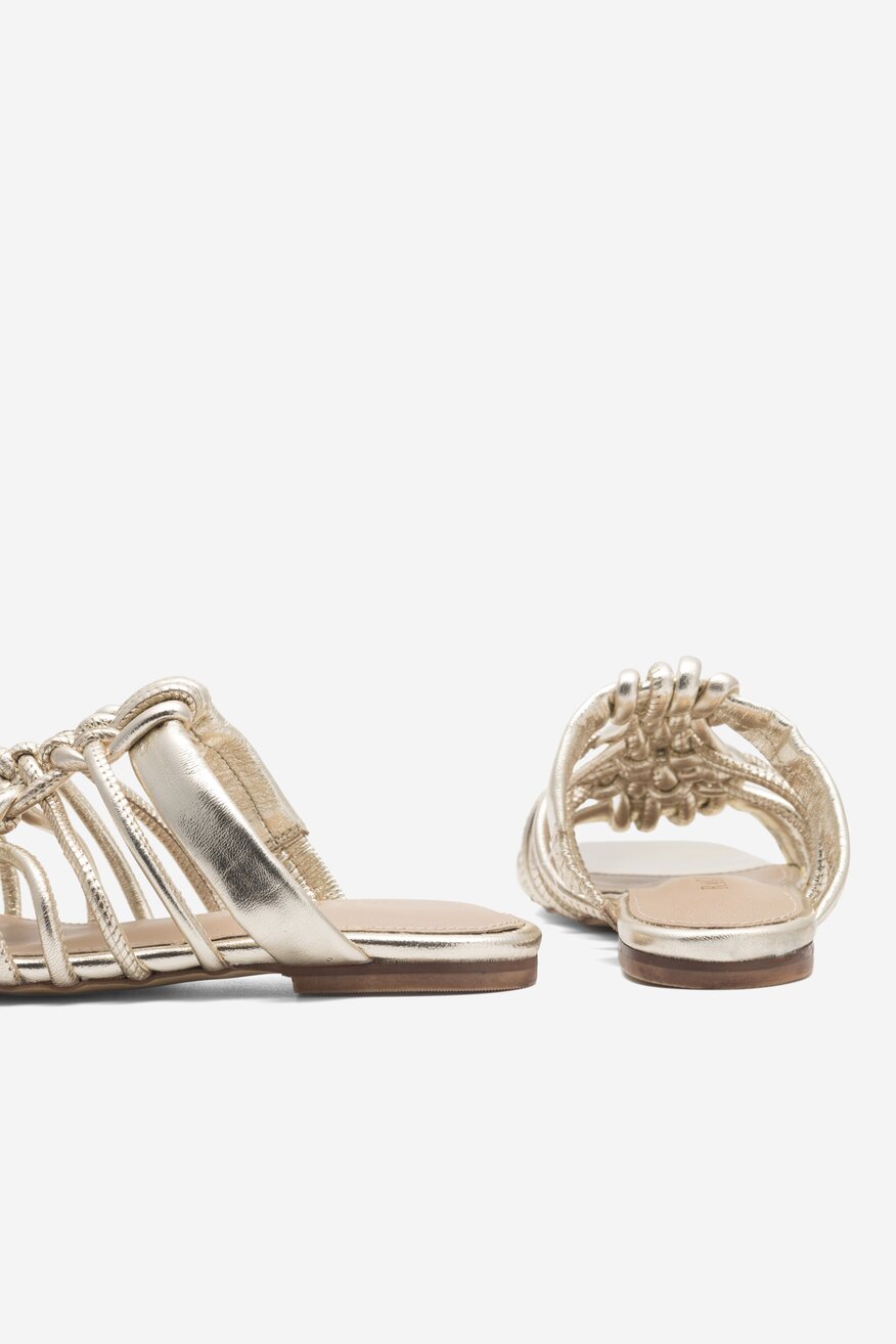 Klapki RAGE AGE VANNES-107303 Złoty