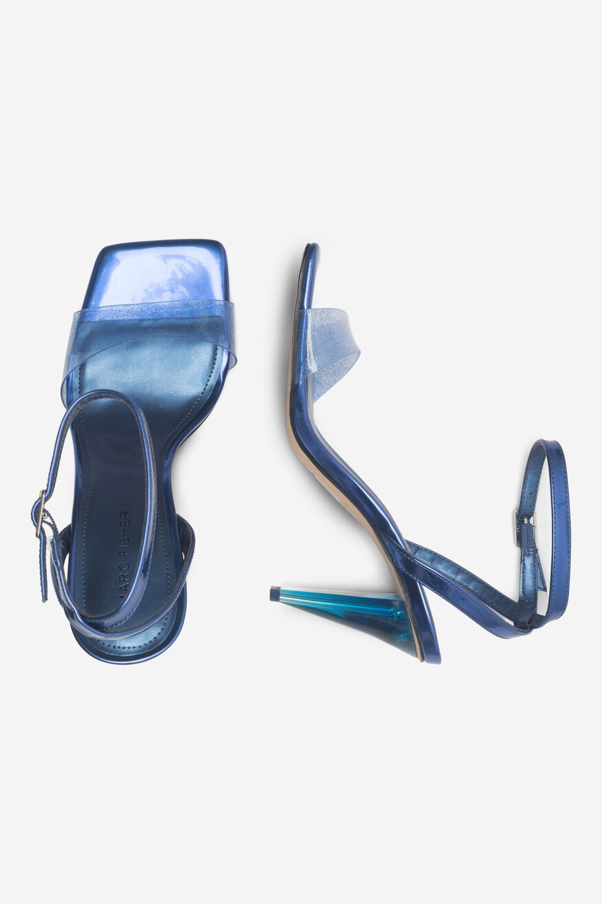 Sandały MARC FISHER F-BRETA LBL01 Niebieski jasny