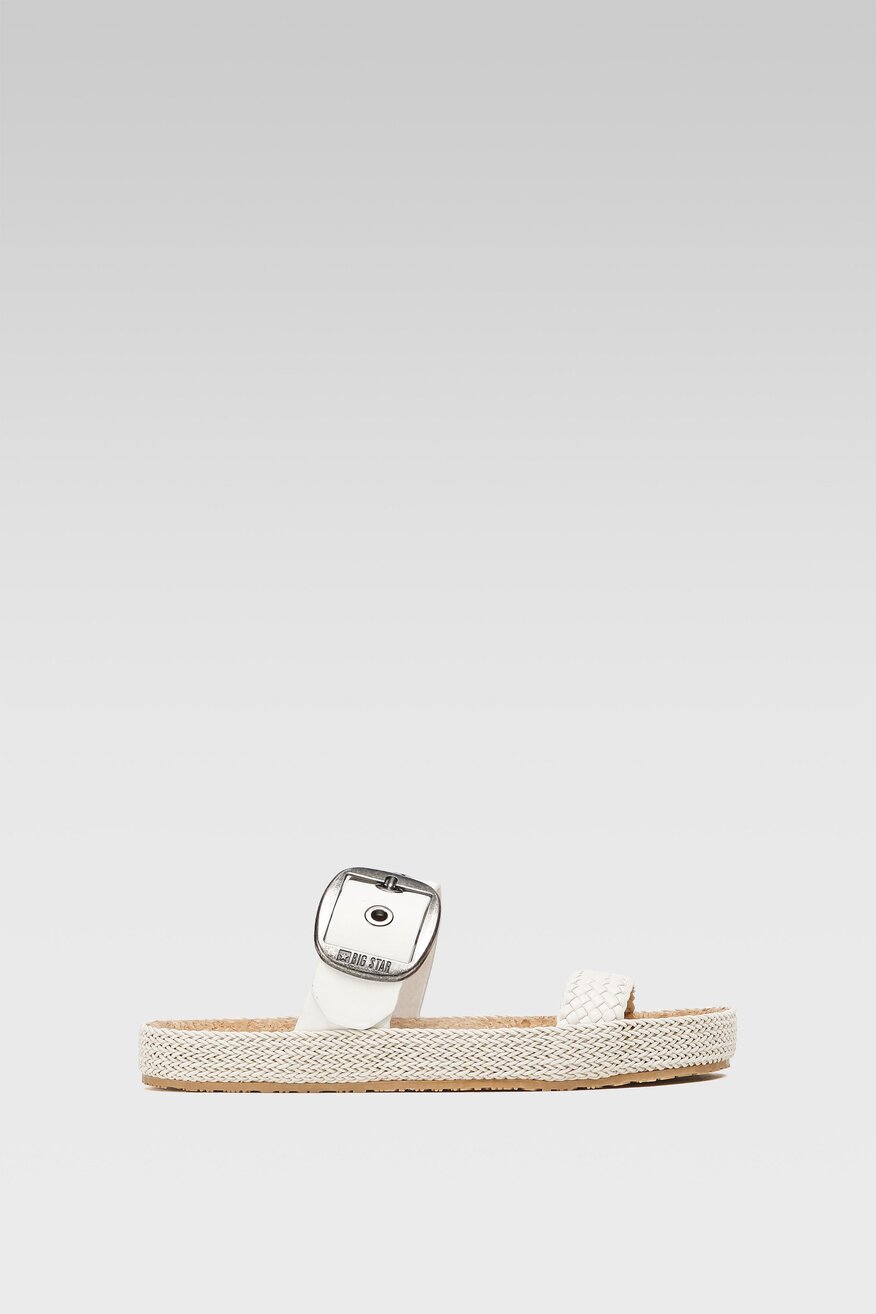 Klapki Big Star JJ274729C Biały