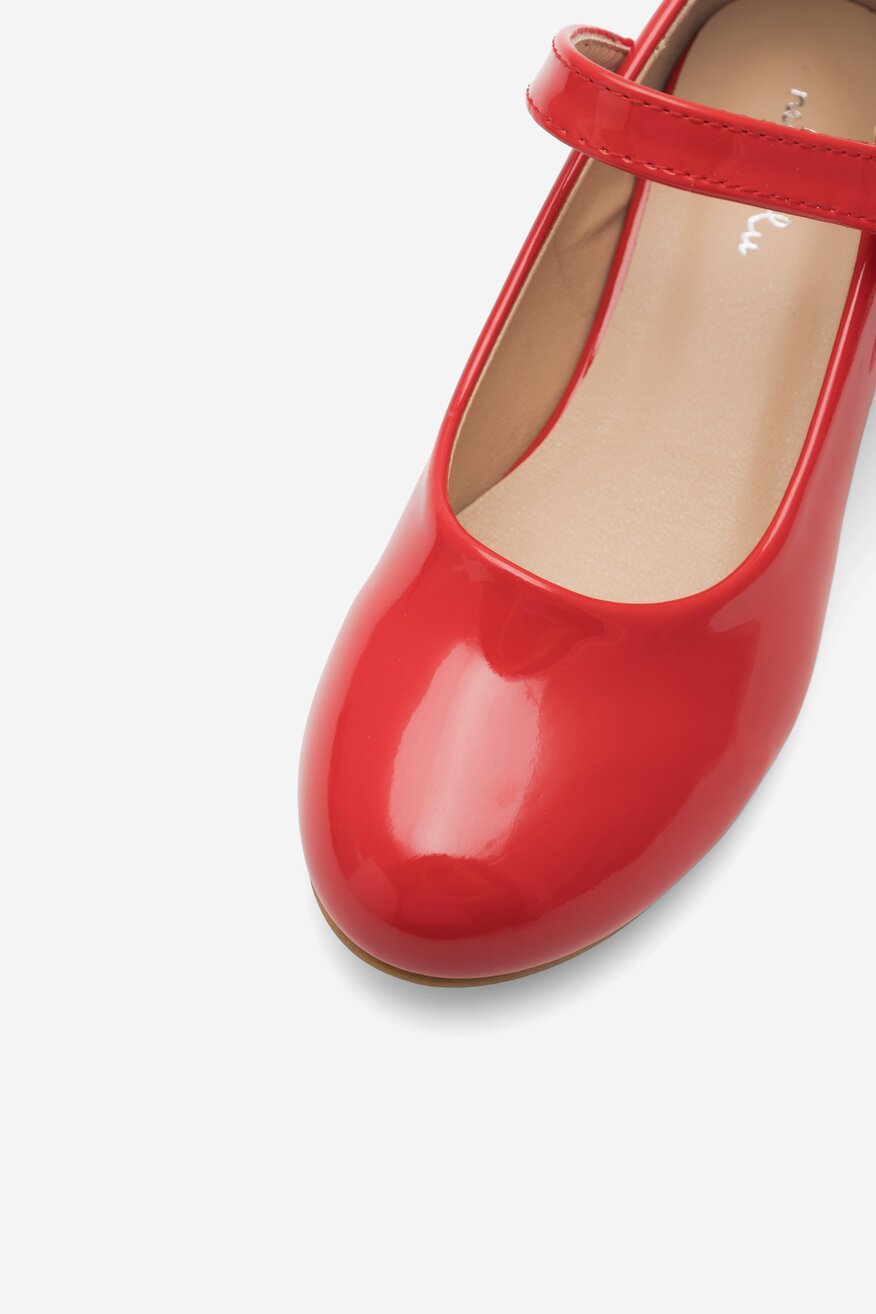 Baleriny Nelli Blu CM220624-2 Czerwony