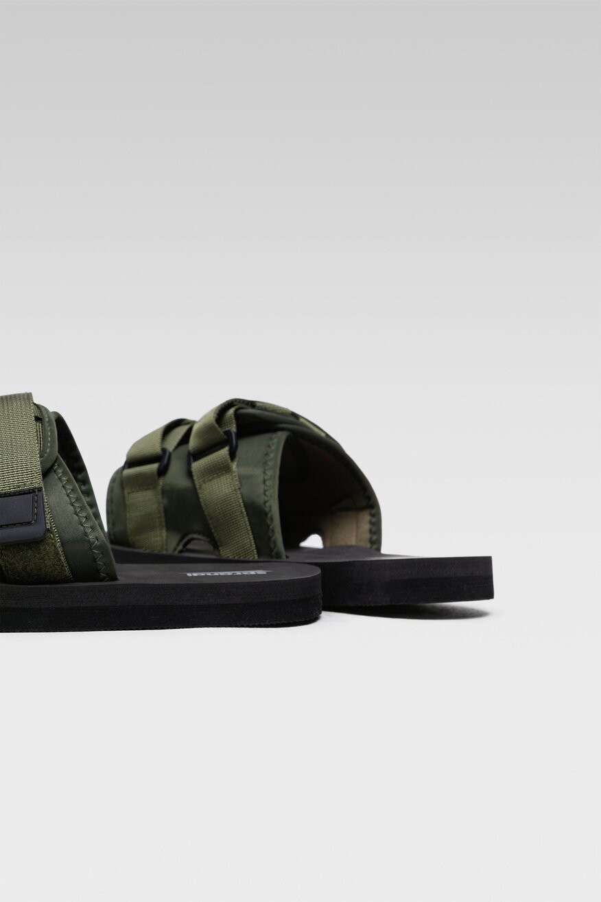 Klapki basenowe Sprandi M033-1 Khaki