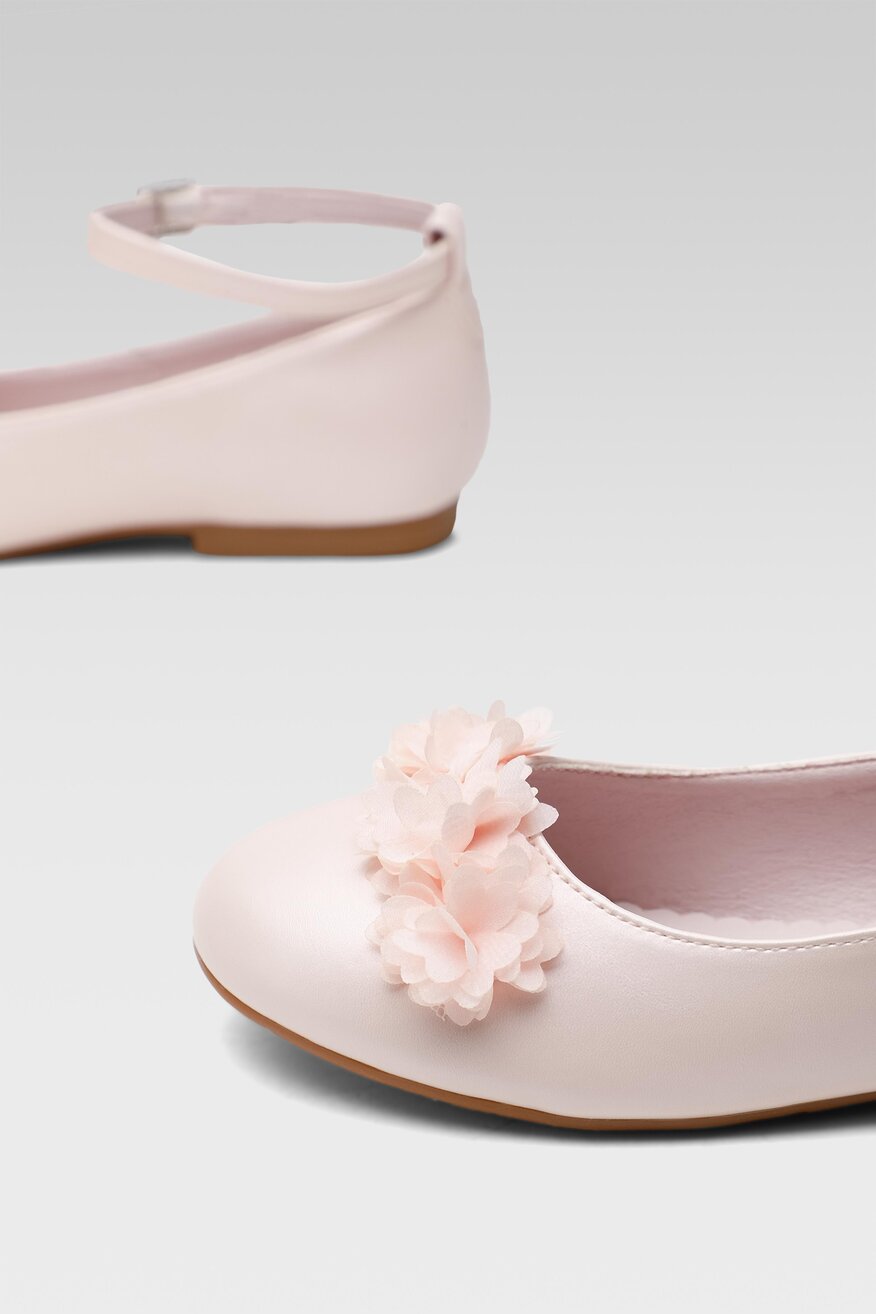 Baleriny Nelli Blu CM210410-4 Różowy jasny