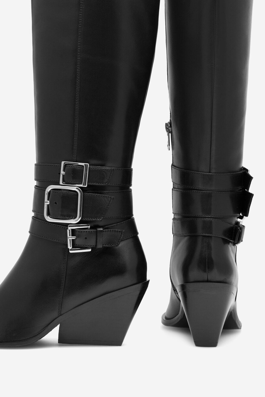 Kozaki EVA MINGE CAREI-111347 Czarny