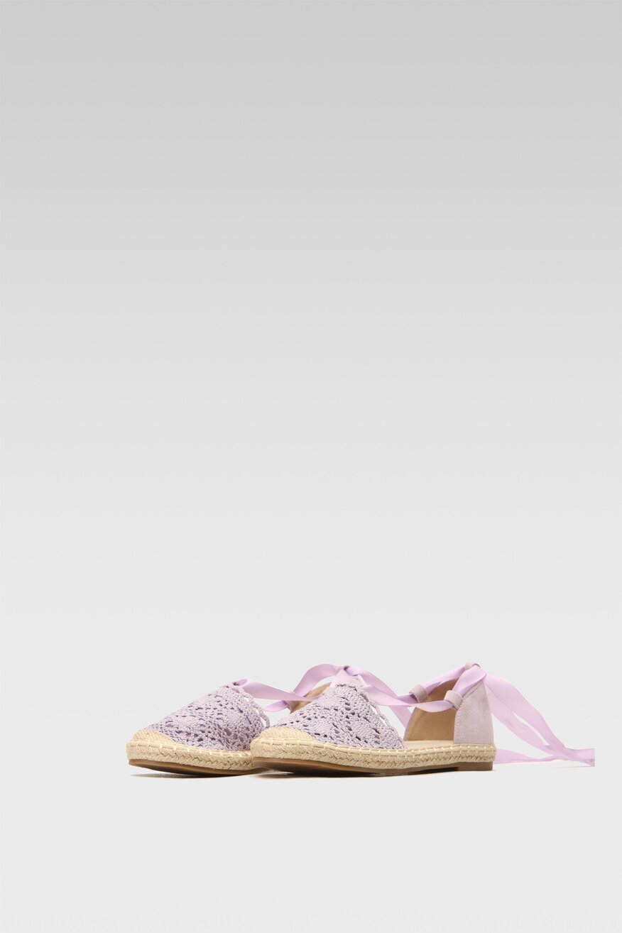 Espadryle Nelli Blu CSK1576-04 Fioletowy