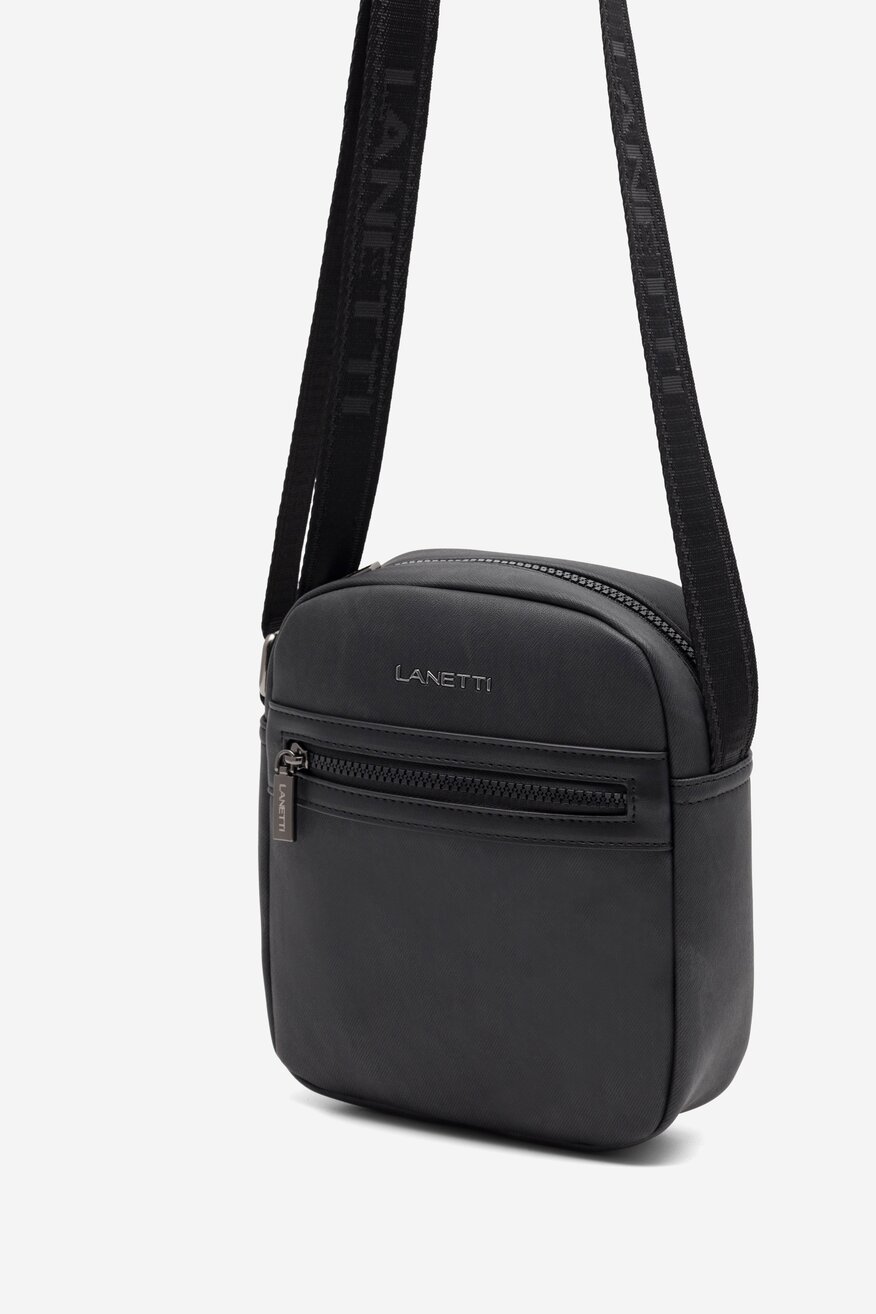 Torba męska Lanetti LAN-J-004-004R Czarny