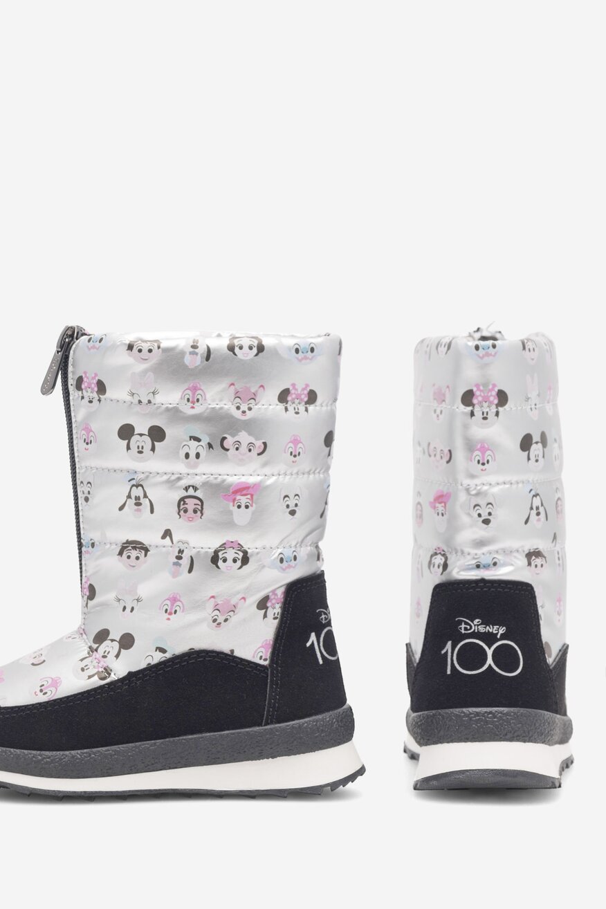 Kozaki DISNEY 100 AW23-214D100 Srebrny