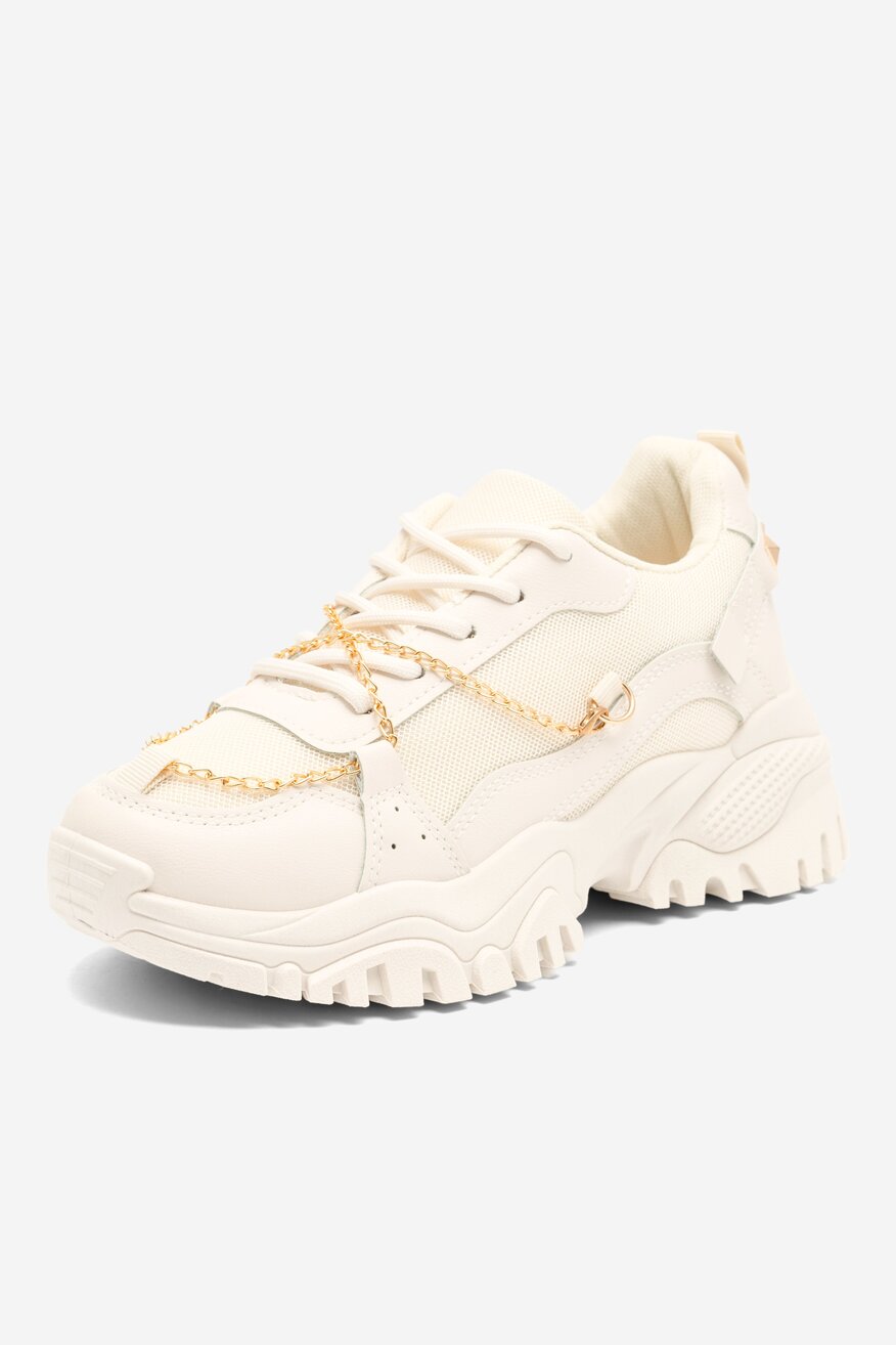 Półbuty DeeZee TS5237-01 Beżowy