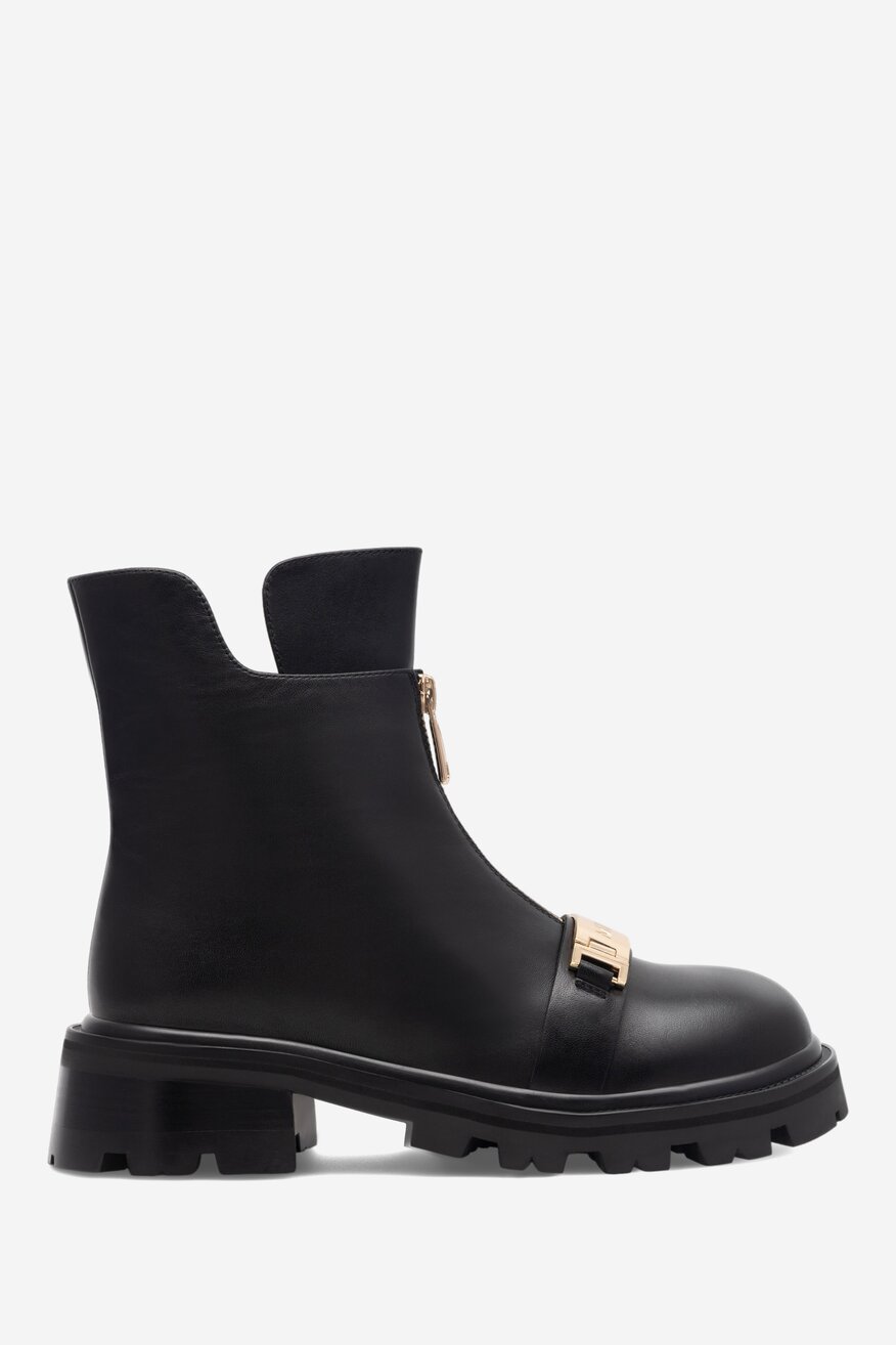 Botki EVA MINGE KORDOWA-8267-613 Czarny