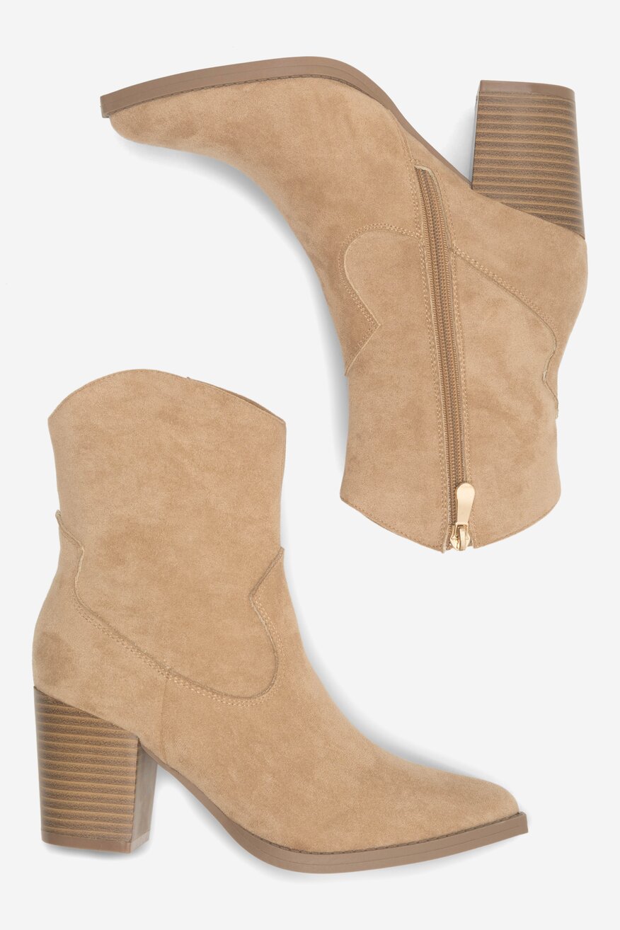 Botki DeeZee MILLIE LS5637-07 Beżowy