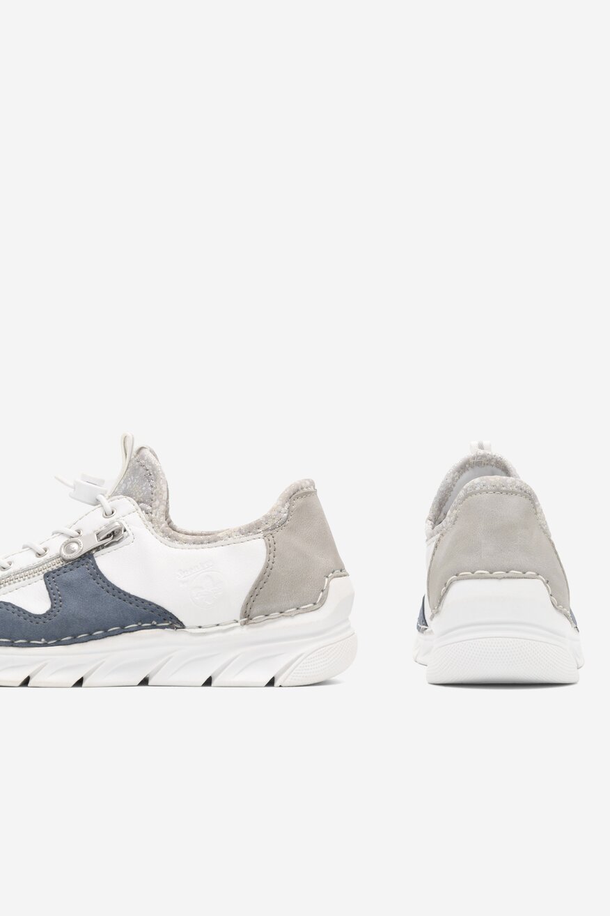 Półbuty Rieker 55064-80 Biały