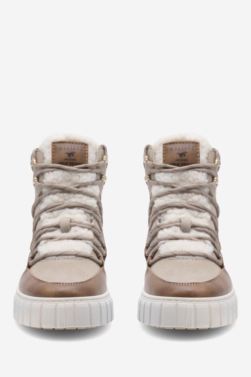 Trzewiki Mustang 1446-601 Beżowy