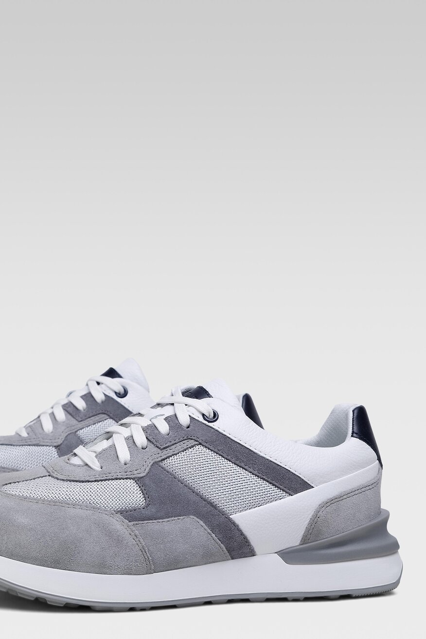 Półbuty Badura MB-GRAFTON-05 Szary jasny