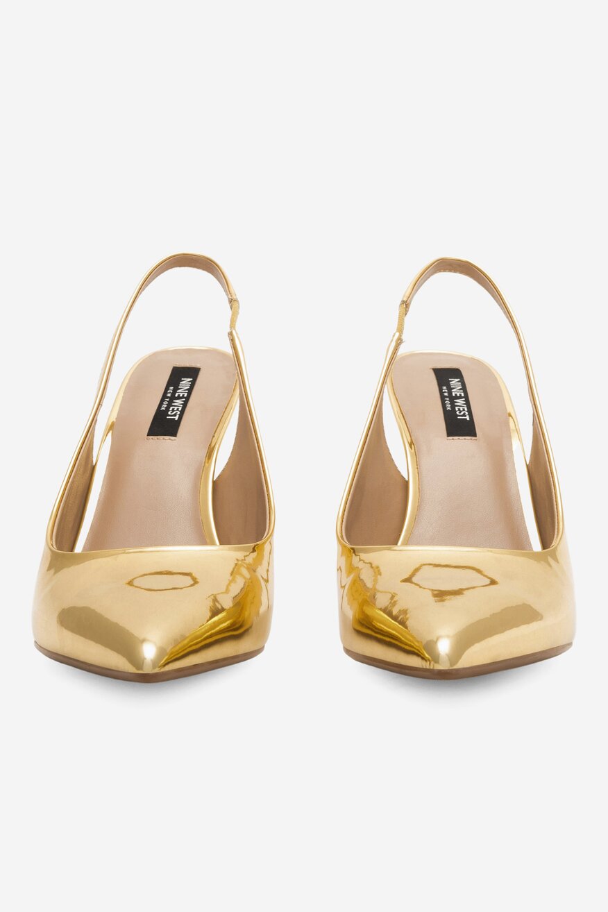 Czółenka NINE WEST AYANA ZL22045-1CC Złoty