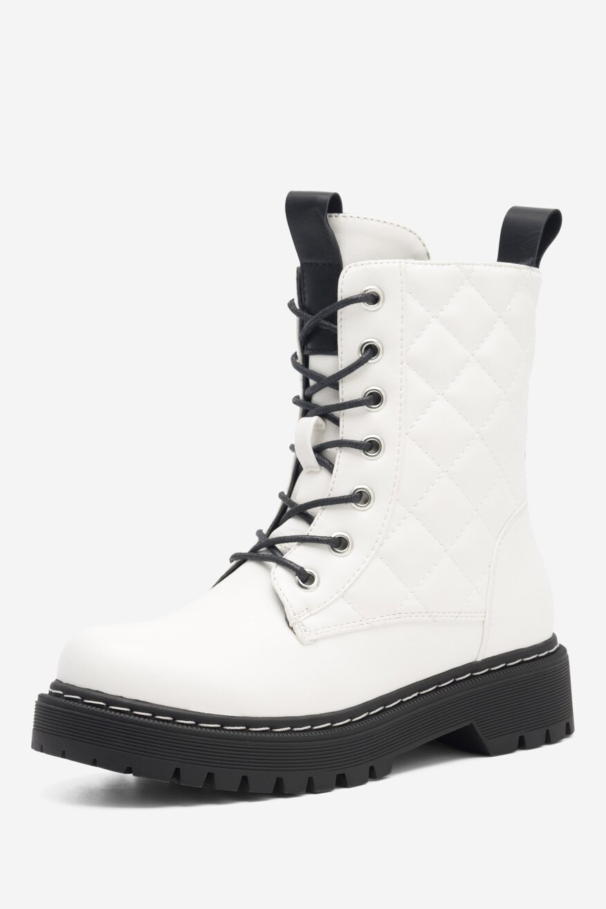 Trzewiki DeeZee CS5587-12 Biały