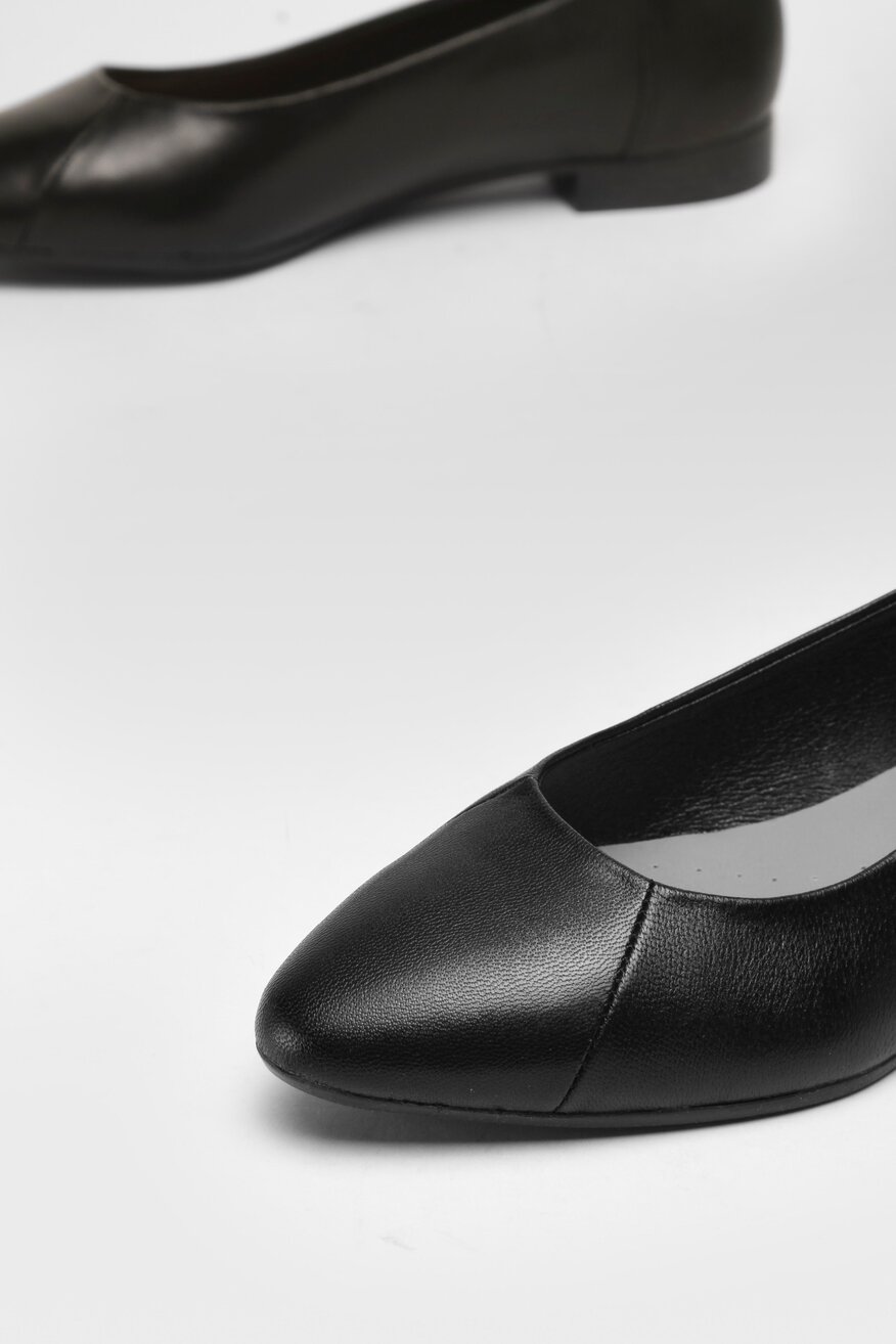 Baleriny Sarah Karen RST-KOLETTA-02 Czarny