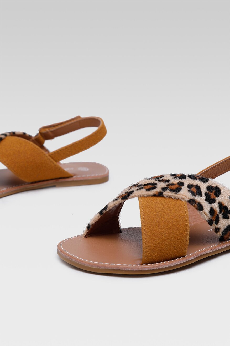 Sandały Nelli Blu CM210804-9 Camel