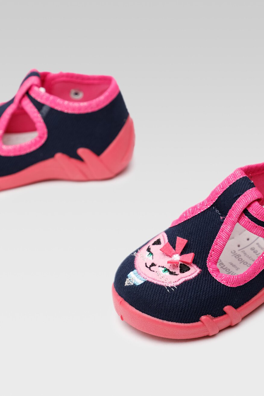 Kapcie RenBut 13-113 Granatowy