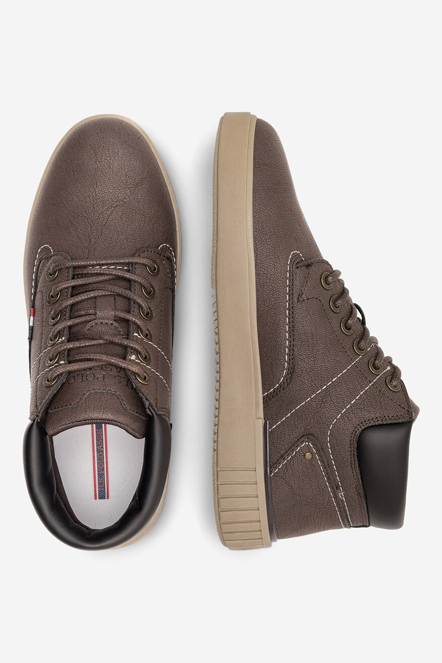 Sneakers U.S. POLO ASSN. PYRO001M/CUY1 Brązowy ciemny