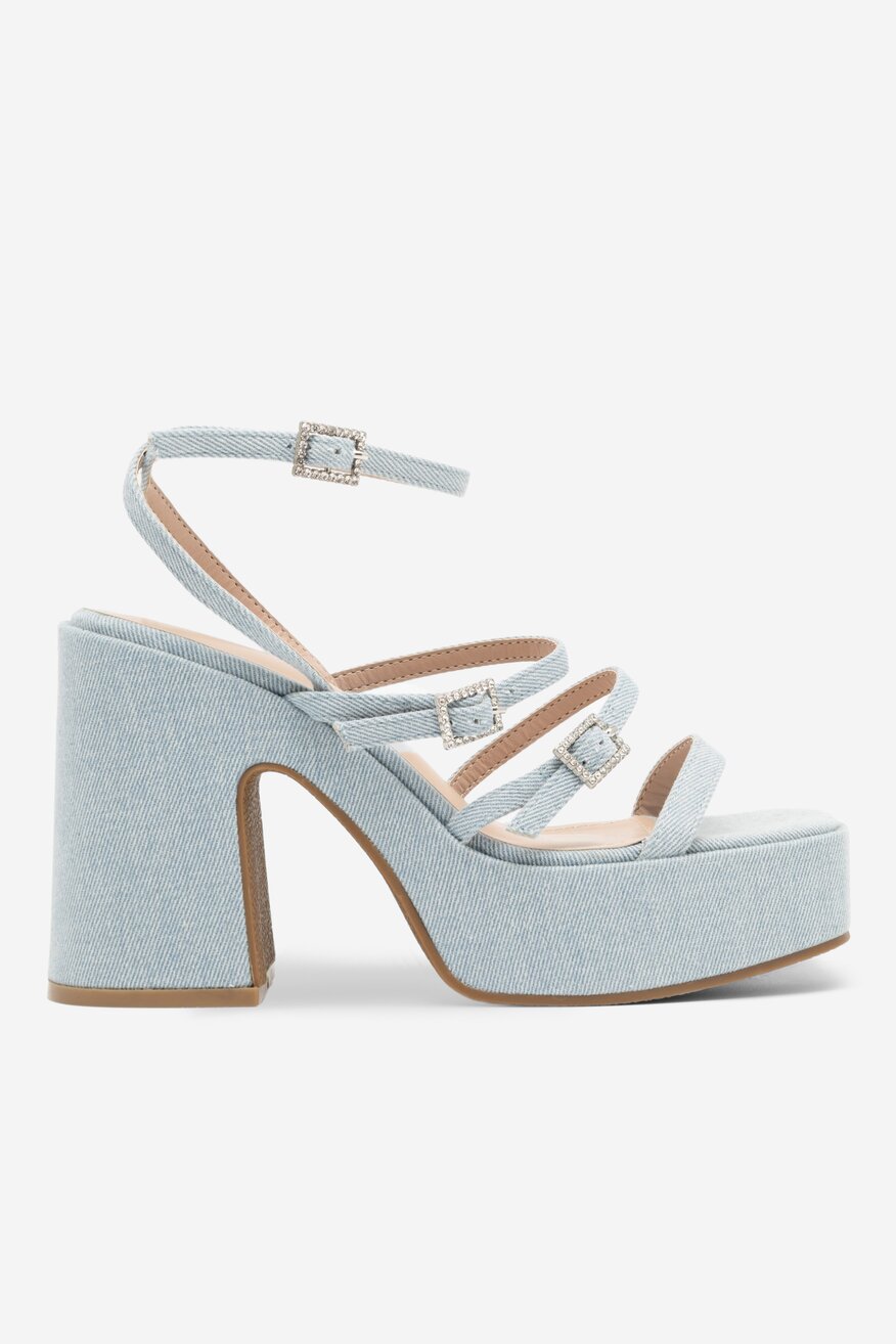 Sandały Jenny Fairy RITTA KL E8858-5 Jeansowy