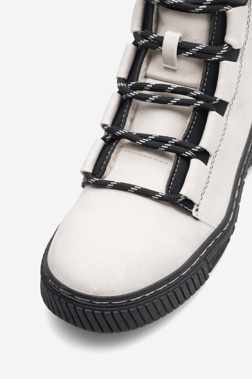 Trzewiki Mustang 1436-605-203 Biały