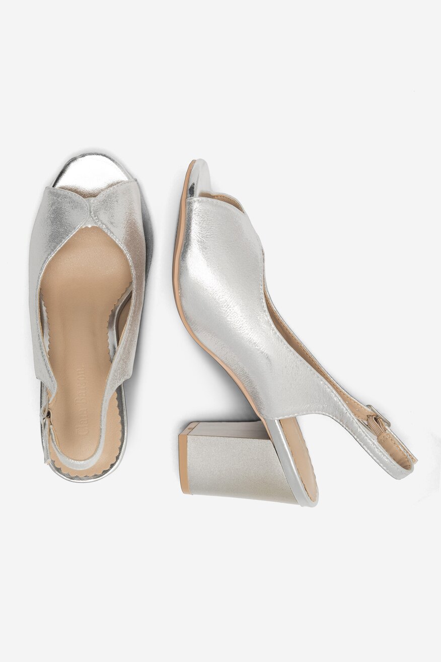 Sandały Clara Barson ACANNA KL-230801-02 Srebrny