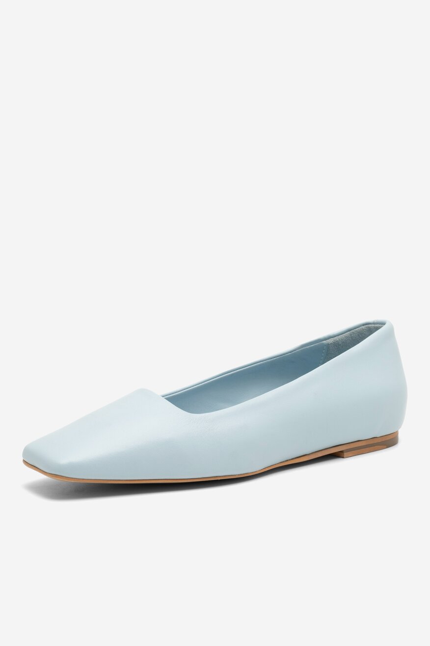 Baleriny SIMPLE SARAGOSSA1-23SSB40 Niebieski jasny