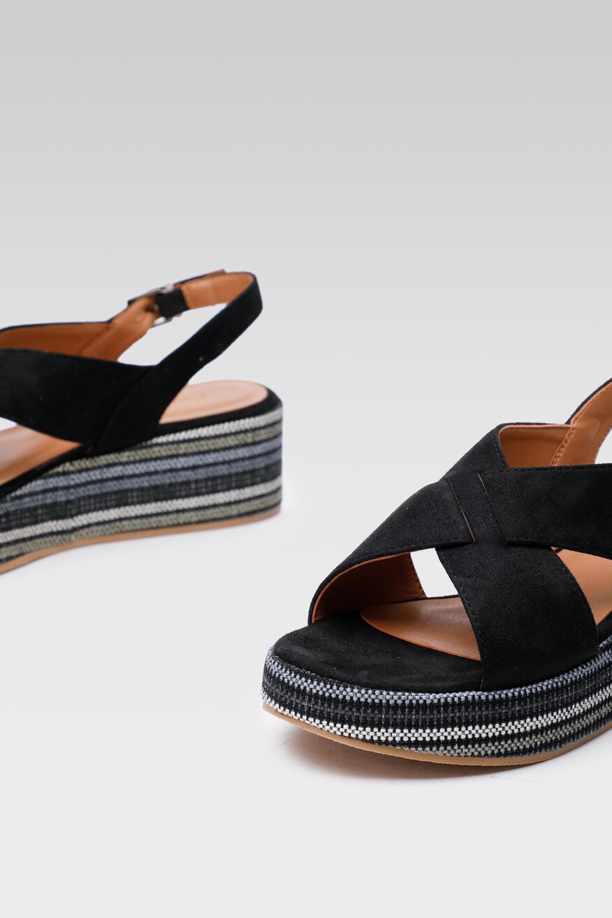 Sandały Clara Barson MELITTA WS22127-02 Czarny