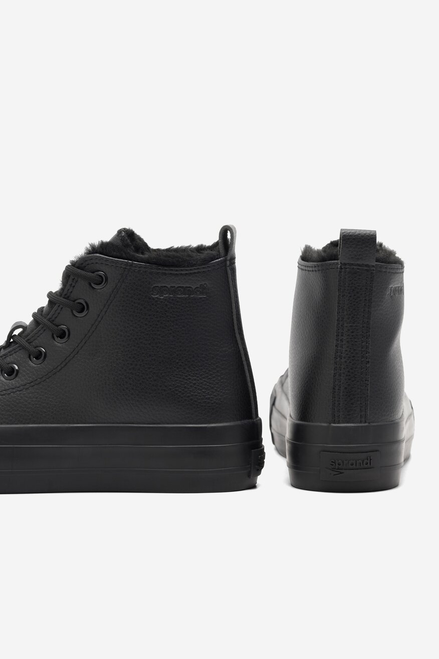 Trampki Sprandi PLIMSNOW WP40-OG128 Czarny