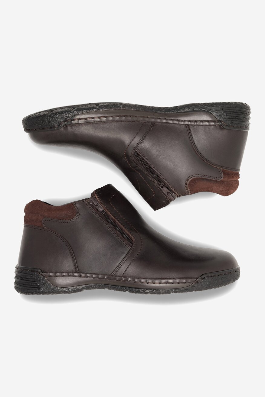 Botki Go Soft GIJON-01 Brązowy ciemny