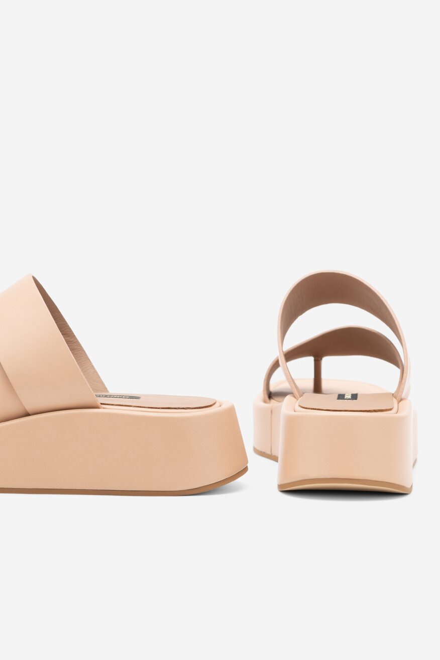 Klapki Gino Rossi PACIANA-32289 Beżowy