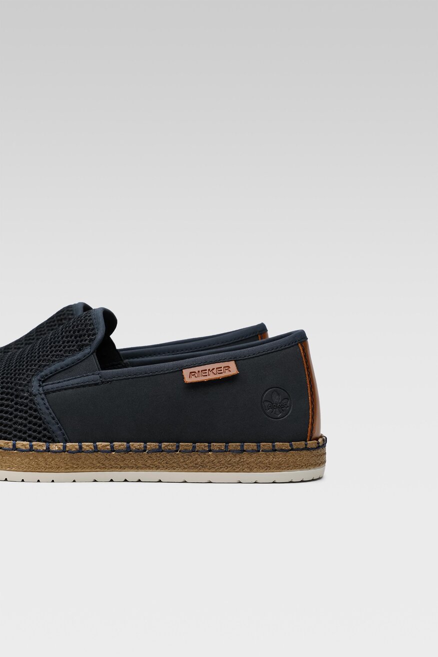 Półbuty Rieker B5265-14 Granatowy